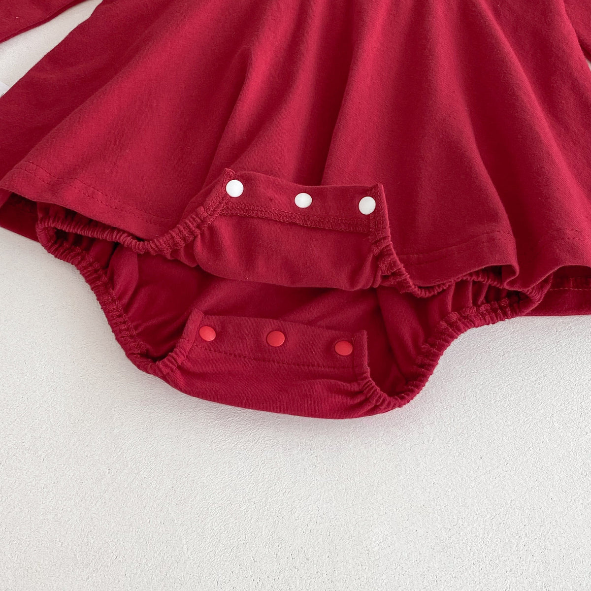 Baby Clothes Spring Autumn Girl Red Romper Outfit for Newborn Baby Princess Dress A Class