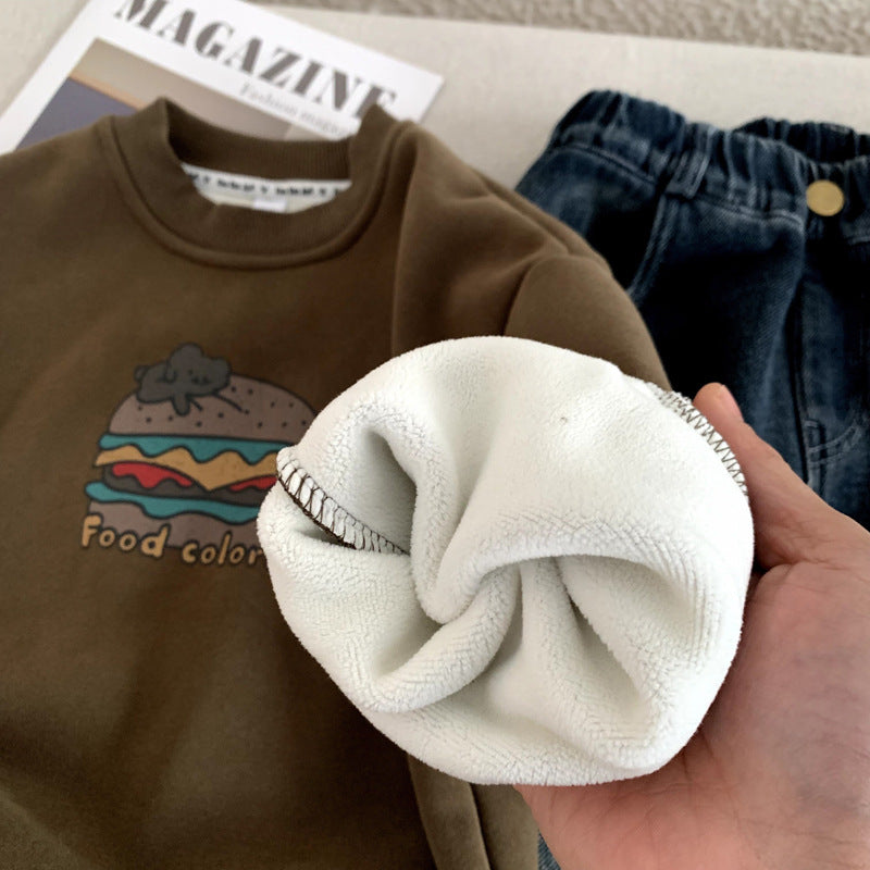 Baby tops girls' autumn and winter clothes children's clothes