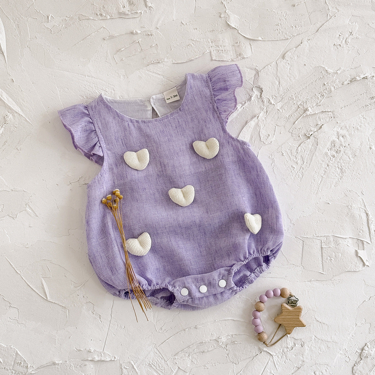 Summer clothes thin jumpsuit for baby girls crawling clothes