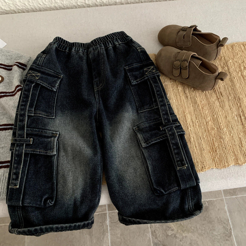 Baby girl loose and thick pants