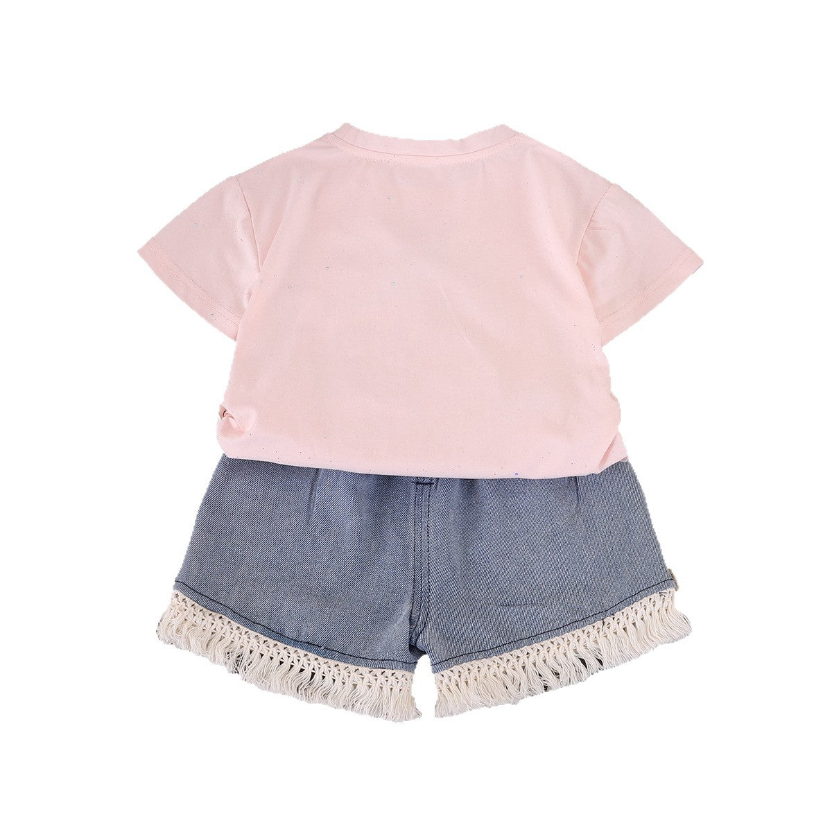 Baby girl summer clothes short sleeved shorts two-piece set